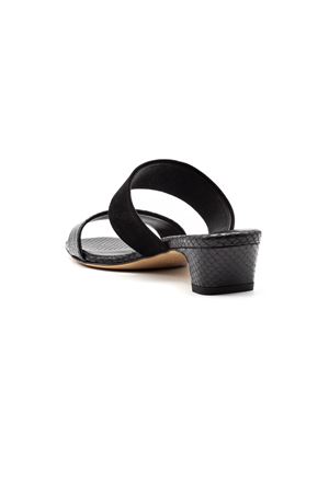 Sandalo mule in pelle nera MARA BINI | Z551NERO